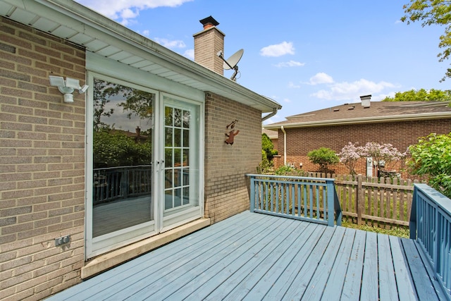 10S241 Wallace Dr, Downers Grove, IL 60516 - view of wooden deck
