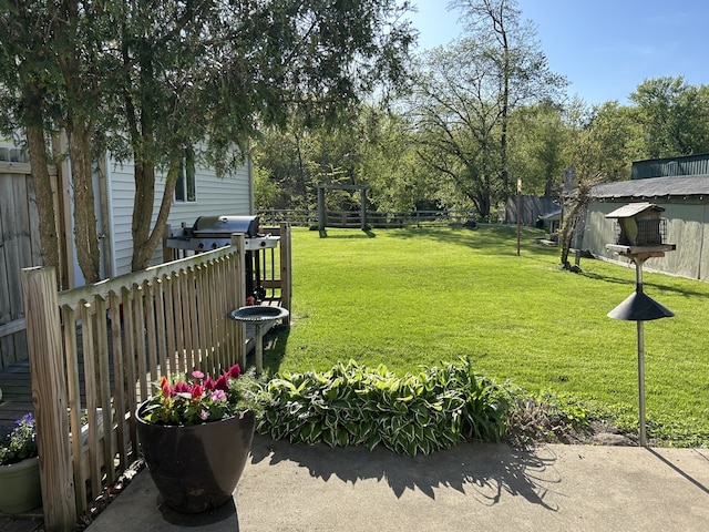 206 Walnut St, Cherry Valley, IL 61016 - view of yard