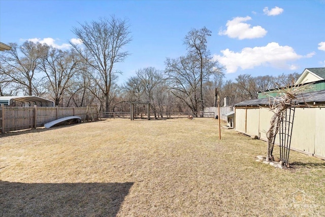 206 Walnut St, Cherry Valley, IL 61016 - view of yard