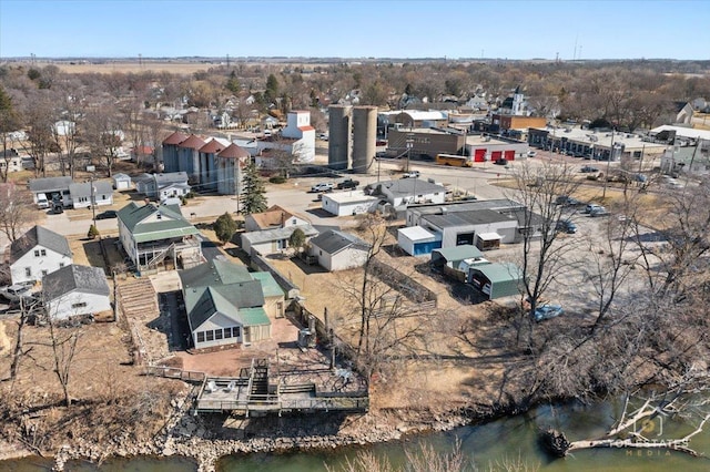 206 Walnut St, Cherry Valley, IL 61016 - bird's eye view of a large body of water