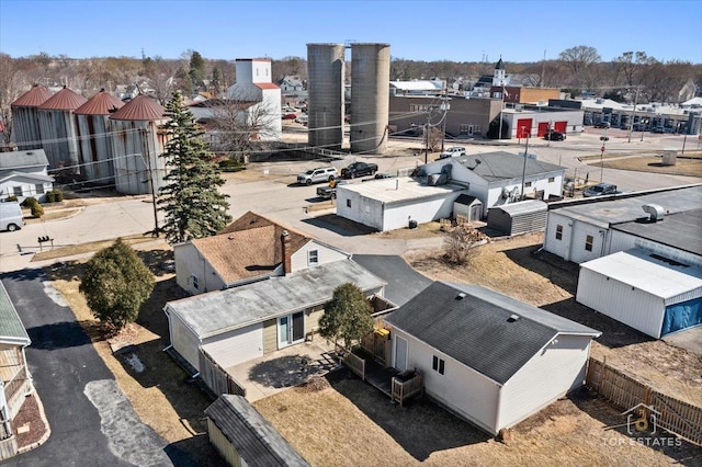 206 Walnut St, Cherry Valley, IL 61016 - aerial perspective of suburban area