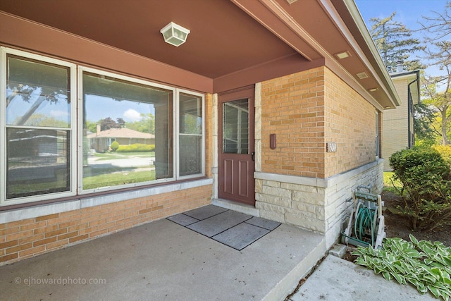 5049 Birchwood Ave, Skokie, IL 60077 - view of exterior entry with brick siding