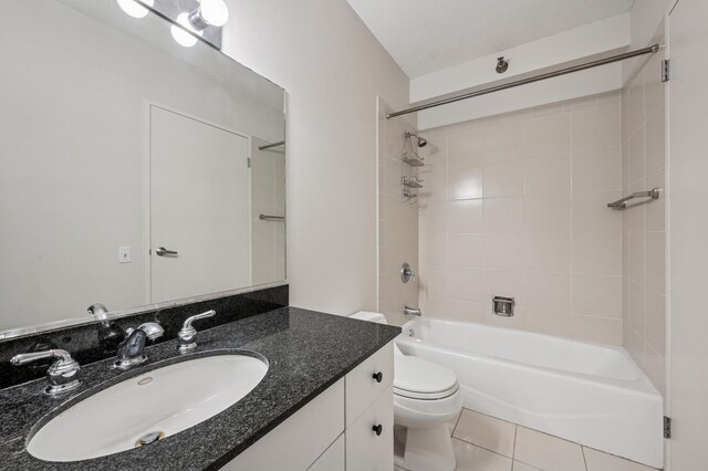 512 N Mcclurg Ct Unit 902, Chicago, IL 60611 - bathroom with toilet, tile patterned floors, shower / washtub combination, and vanity