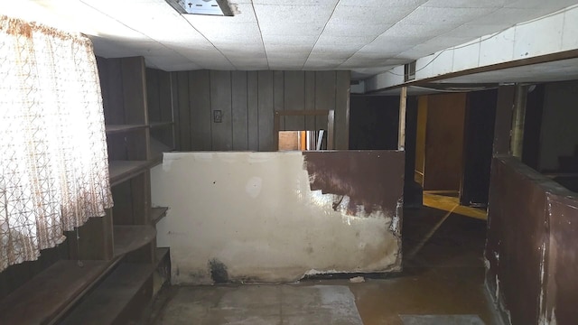 view of basement