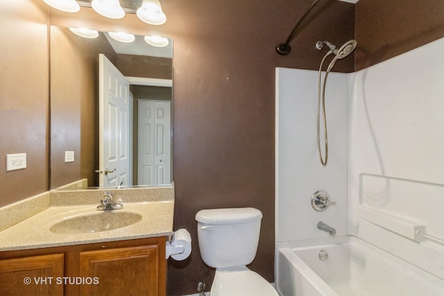 19 Tall Grass Ct, Streamwood, IL 60107 - bathroom with shower / washtub combination, toilet, and vanity