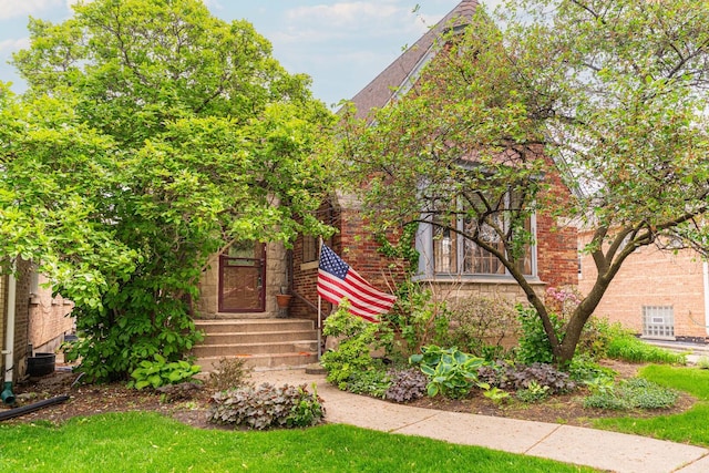 1753 N Normandy Ave, Chicago, IL 60707 - view of front facade with brick siding and entry steps