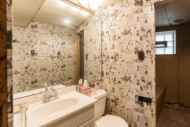 1753 N Normandy Ave, Chicago, IL 60707 - half bath featuring toilet and vanity