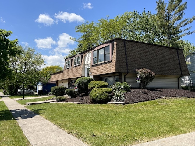 20084 Brook Ave, Lynwood, IL 60411 - view of property exterior featuring roof with shingles and a lawn