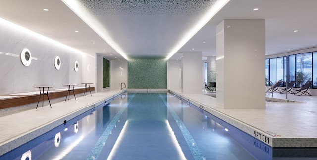 view of indoor pool