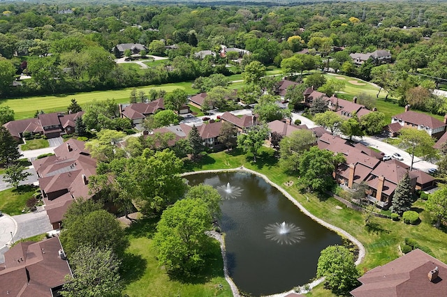 13151 S Westview Dr Unit 1B, Palos Heights, IL 60463 - aerial view of property and surrounding area featuring a nearby body of water and nearby suburban area