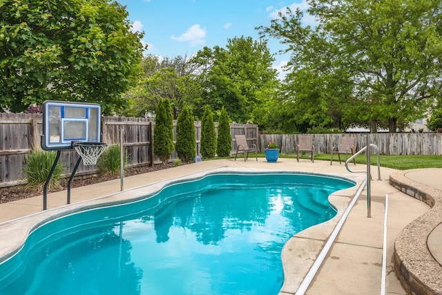 6 Conway Cir, Bloomington, IL 61704 - view of pool with a patio area and a fenced backyard