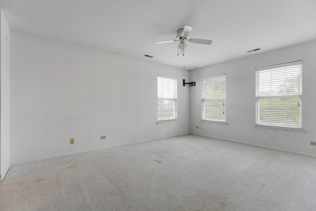 1985 Blackberry Ln Unit 1985, Hoffman Estates, IL 60169 - carpeted spare room featuring a ceiling fan and baseboards