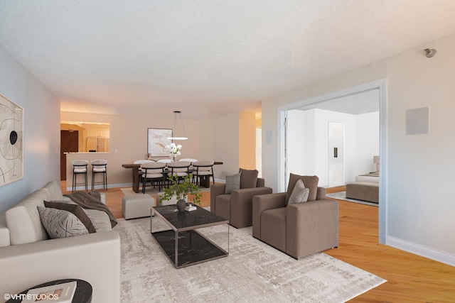 195 N Harbor Dr Unit 4305, Chicago, IL 60601 - living area featuring wood finished floors and baseboards