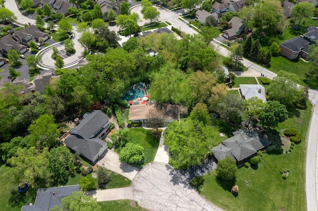 1723 Columbine Dr, Schaumburg, IL 60173 - aerial view of property and surrounding area featuring nearby suburban area