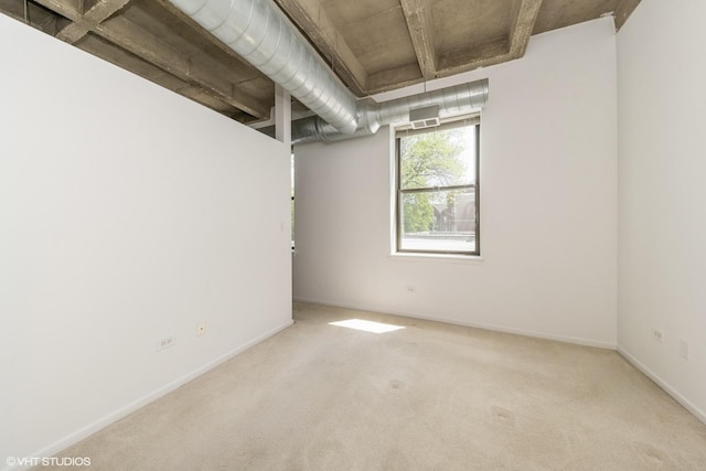 5200 S Ellis Ave Unit 211, Chicago, IL 60615 - below grade area with carpet and baseboards