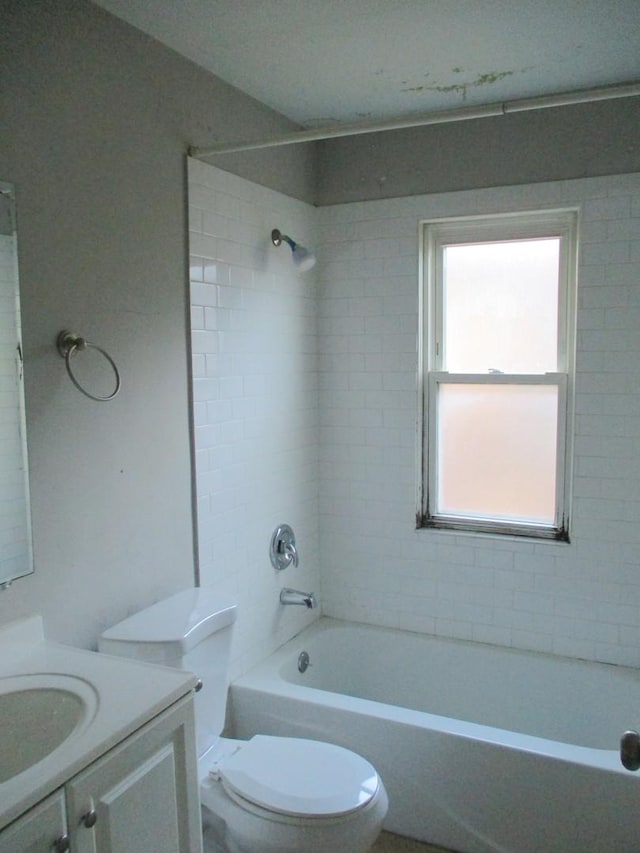 9029 S Crandon Ave, Chicago, IL 60617 - full bath featuring vanity, toilet, and shower / washtub combination