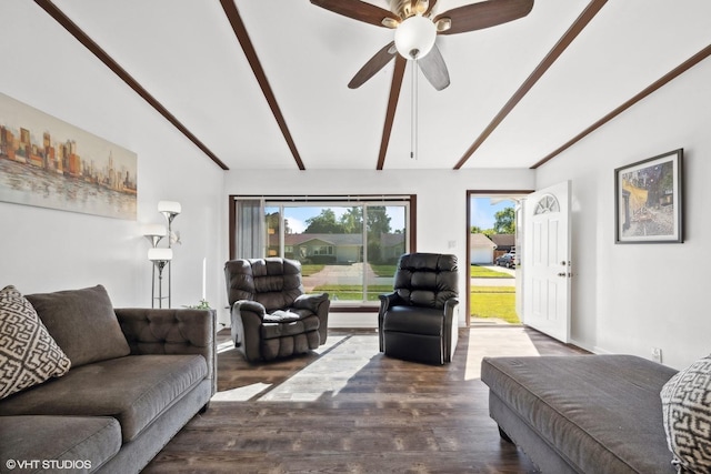 812 Sumac Dr, Streamwood, IL 60107 - living room featuring wood finished floors and ceiling fan
