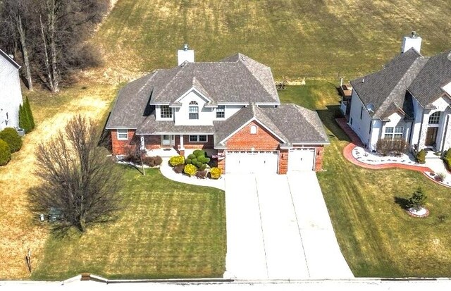 8834 Doubletree Dr N, Crown Point, IN 46307 - view from above of property