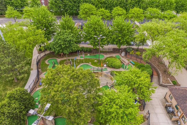 7260 W Fitch Ave, Chicago, IL 60631 - bird's eye view of a pool