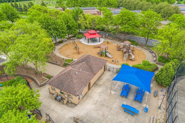 7260 W Fitch Ave, Chicago, IL 60631 - bird's eye view of a recreational park