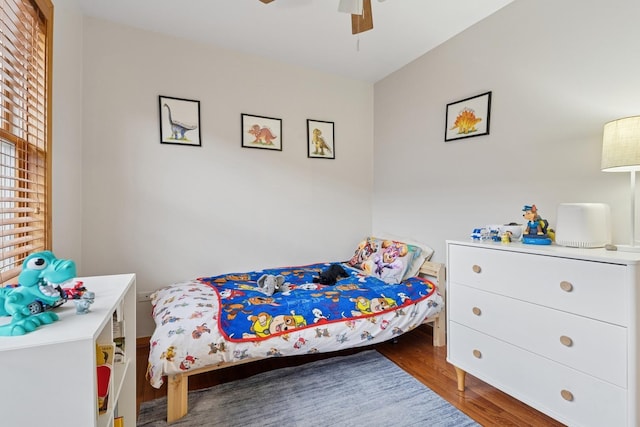 1235 Euclid Ave, Berwyn, IL 60402 - bedroom featuring wood finished floors and ceiling fan