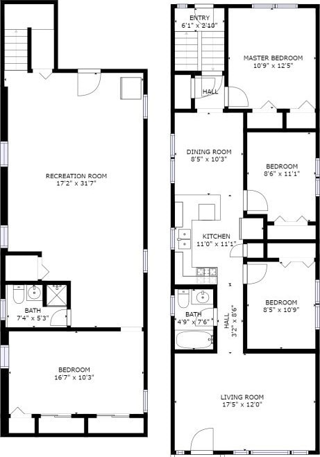 1235 Euclid Ave, Berwyn, IL 60402 - property floor plan
