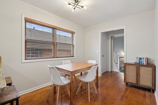 1235 Euclid Ave, Berwyn, IL 60402 - dining area featuring wood finished floors and baseboards