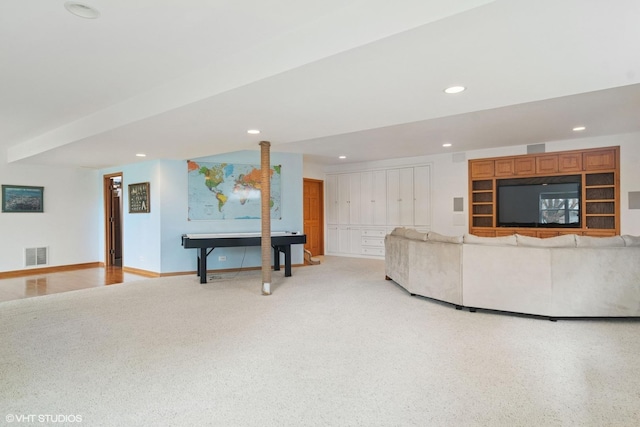 1048 N Palos Ave, Palatine, IL 60067 - living room featuring recessed lighting and baseboards
