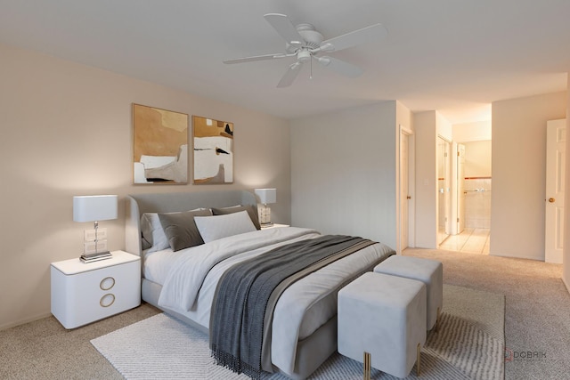 1088 Shermer Rd Unit 307, Northbrook, IL 60062 - carpeted bedroom featuring a ceiling fan