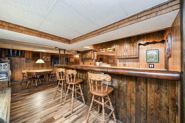 624 Joshua Ct, Naperville, IL 60540 - indoor dry bar featuring wooden walls and wood finished floors