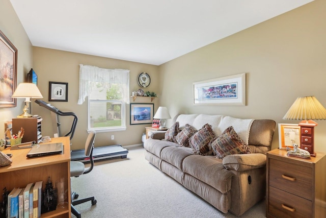 2207 Olde Mill Ln, Mchenry, IL 60050 - carpeted home office featuring baseboards