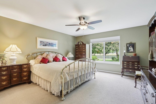 2207 Olde Mill Ln, Mchenry, IL 60050 - carpeted bedroom with ceiling fan