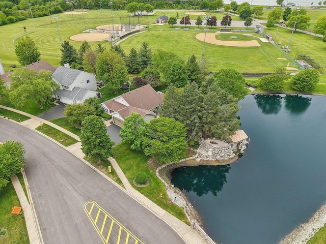 2207 Olde Mill Ln, Mchenry, IL 60050 - drone / aerial view of a large body of water
