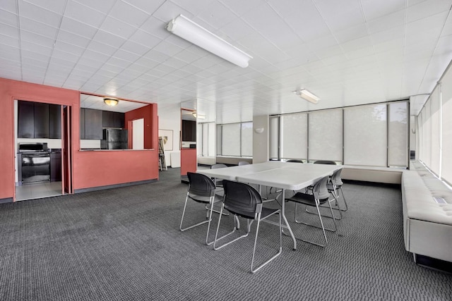 5455 N Sheridan Rd Unit 3611, Chicago, IL 60640 - dining room featuring carpet flooring
