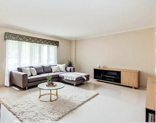 3030 Wall Ave, Waukegan, IL 60087 - living room with crown molding
