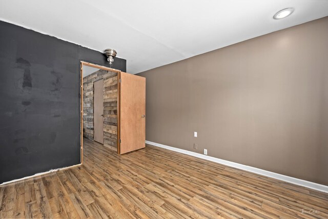 440 Berkshire Ave, Romeoville, IL 60446 - spare room with wood finished floors and baseboards
