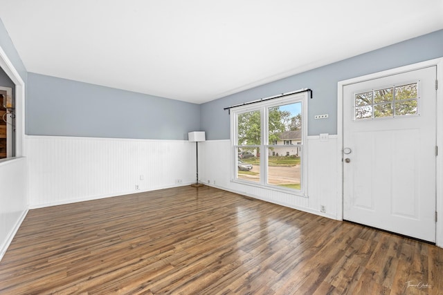 440 Berkshire Ave, Romeoville, IL 60446 - foyer featuring wood finished floors and a wainscoted wall