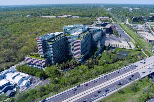 9655 Woods Dr Unit 402, Skokie, IL 60077 - drone / aerial view of a forest