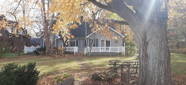 110 Martin Dr, Rock Falls, IL 61071 - rear view of house with a lawn and a wooden deck