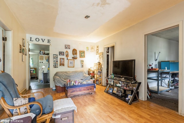 10 S Hickory Ave, Fox Lake, IL 60020 - living area with wood finished floors