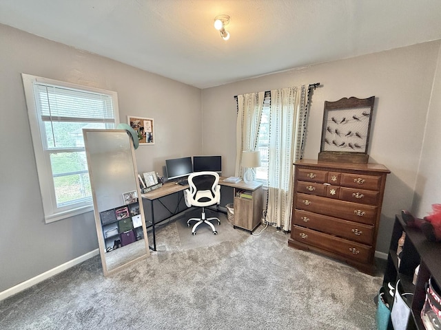 1010 Brentwood Rd, Machesney Park, IL 61115 - home office with carpet floors and baseboards
