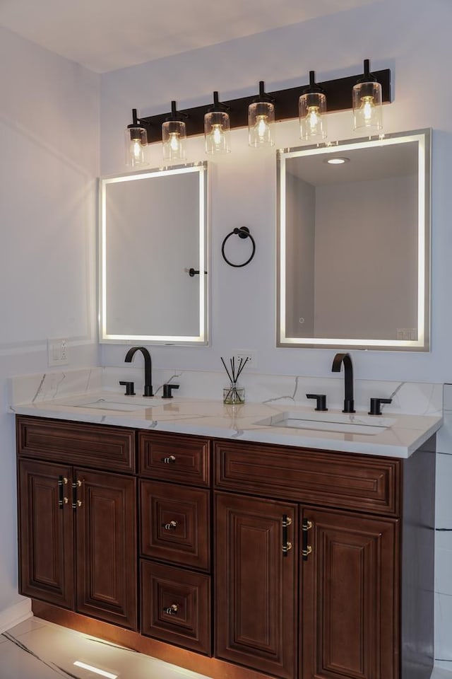 13636 Savanna Dr, Plainfield, IL 60544 - bathroom with double vanity