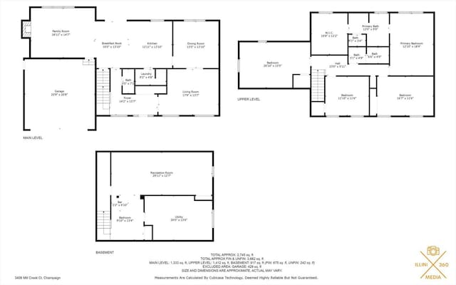 3408 Mill Creek Ct, Champaign, IL 61822 - property floor plan