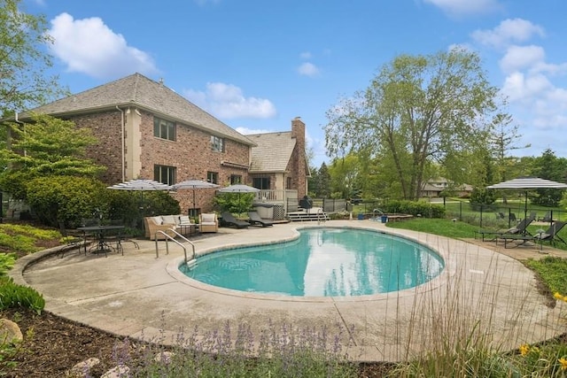 22902 W Lochanora Dr, Hawthorn Woods, IL 60047 - view of pool with a patio area