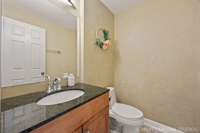 647 Glacier Trl, Roselle, IL 60172 - half bathroom with vanity and toilet