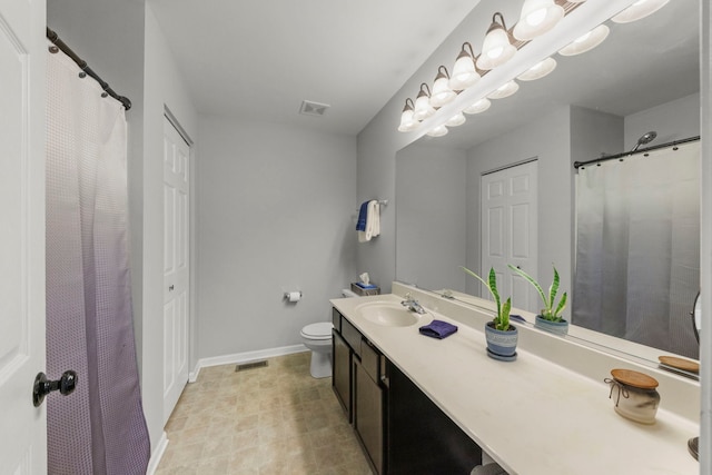 1876 Ione Ln, Aurora, IL 60503 - bathroom featuring vanity, toilet, and baseboards
