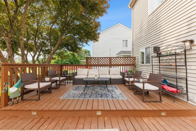 1876 Ione Ln, Aurora, IL 60503 - wooden terrace with an outdoor hangout area