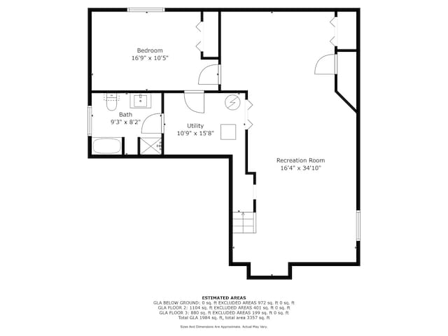 1876 Ione Ln, Aurora, IL 60503 - property floor plan