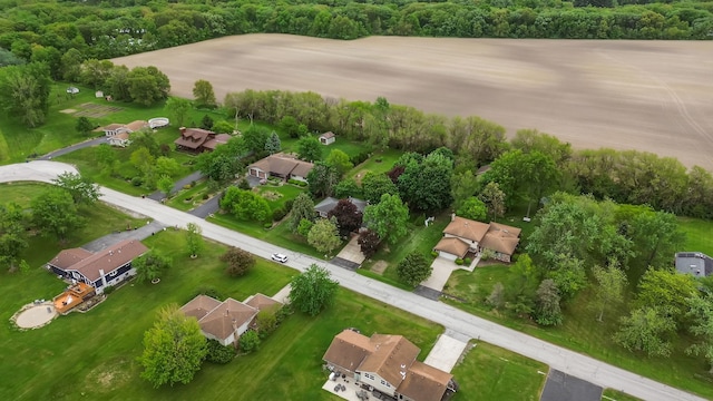 2841 E Pine Dr, Crete, IL 60417 - aerial perspective of suburban area with a heavily wooded area