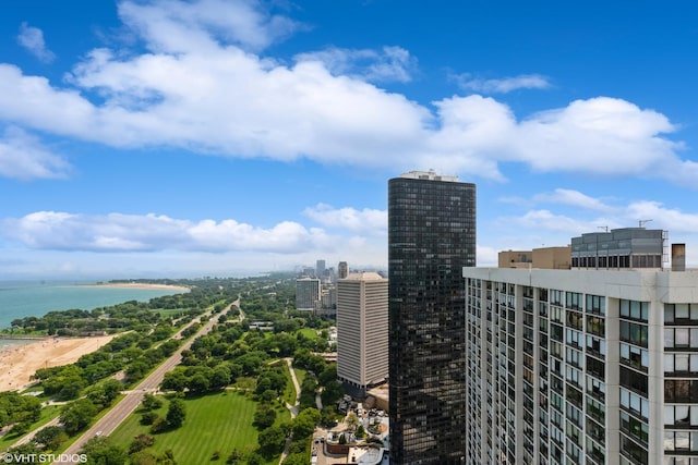 5455 N Sheridan Rd Unit 901, Chicago, IL 60640 - city view featuring a nearby body of water